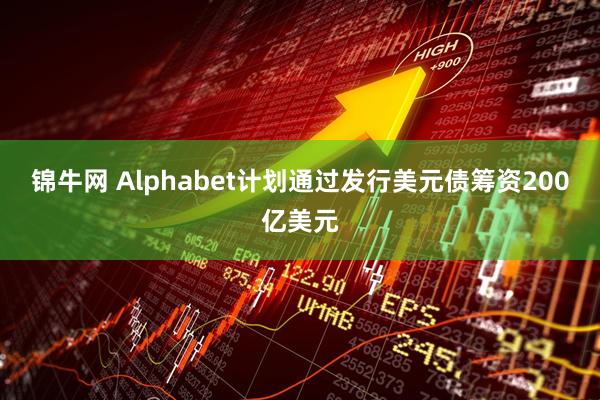 锦牛网 Alphabet计划通过发行美元债筹资200亿美元